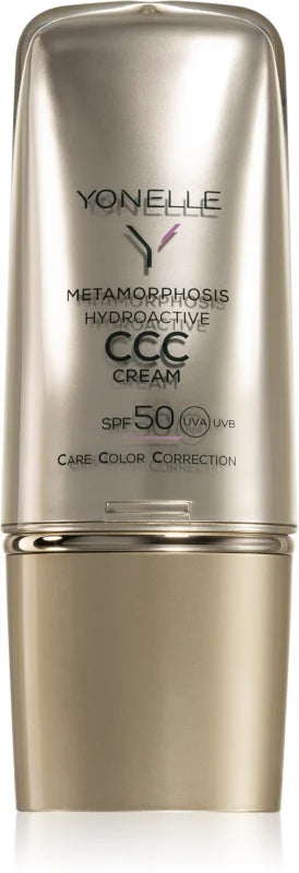 Yonelle Metamorphosis face tinting cream SPF 50 Gold Tan 30 ml