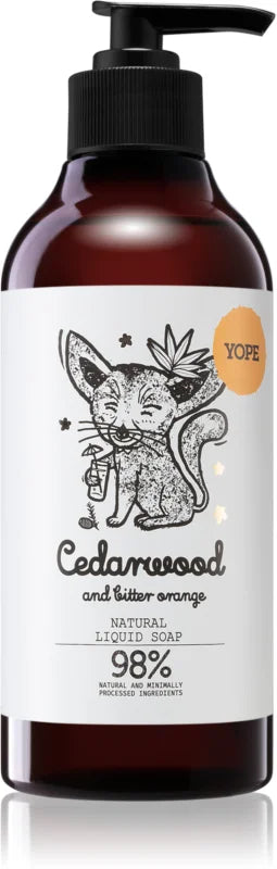 Yope Cedarwood & Bitter Orange liquid hand soap 500 ml