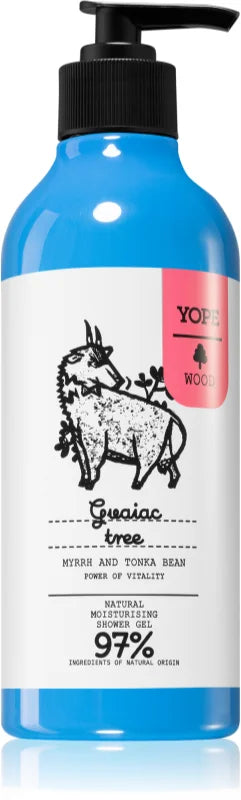 Yope Wood Guaiac Tree moisturizing shower gel 400 ml