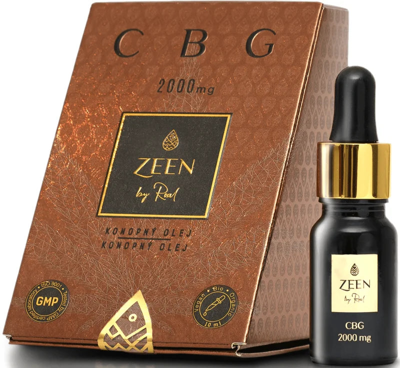 ZEEN by Roal CBG 2000 mg hemp oil with coenzyme Q10 - 10 ml