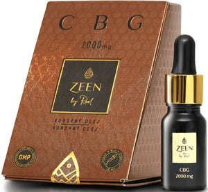 ZEEN by Roal CBG 2000 mg hemp oil with coenzyme Q10 - 10 ml