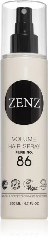 ZENZ Organic Pure No. 86 Volume Hair Spray 200 ml