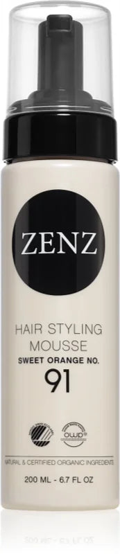 ZENZ Organic Sweet Orange No. 91 Hair Styling Mousse 200 ml