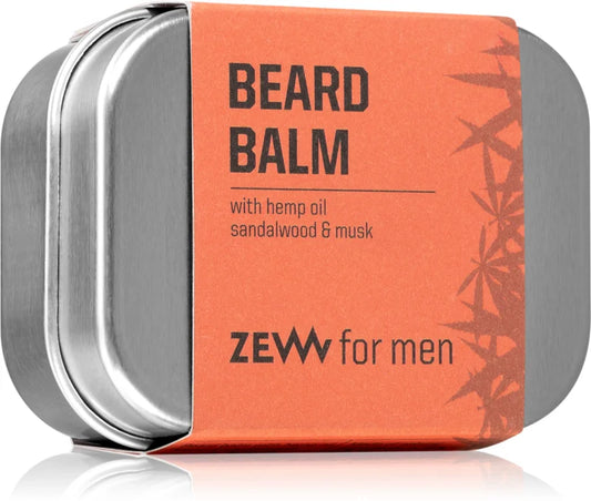 Zew For Men Beard Balm with hemp oil Sandalwood & Musk 80 ml