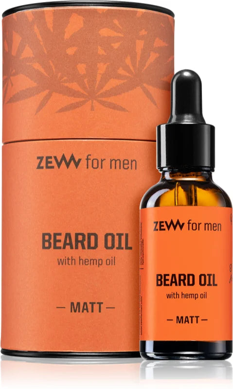 Zew For Men Beard Oil with Hemp Oil Matt 30 ml