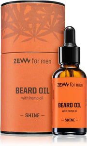 Zew For Men Beard Oil with Hemp Oil Shibe 30 ml