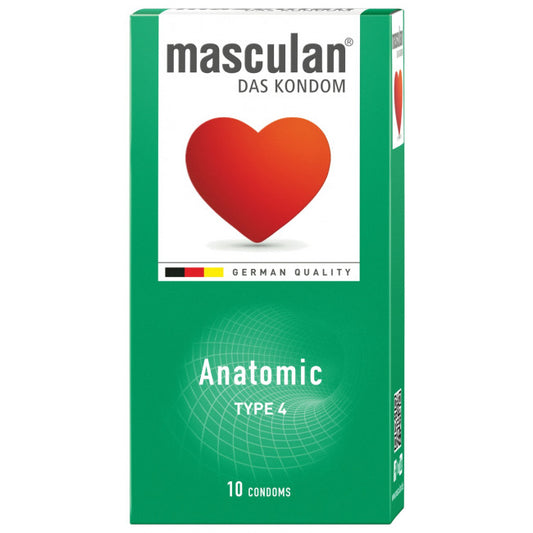 Masculan Anatomic Type 4 Condoms 10 pcs