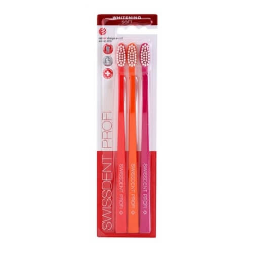 Swissdent Toothbrush Whitening Soft 2 + 1 FREE