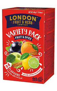 London Fruit & Herb Variety Pack Fruit & Spice Tea 20 bags