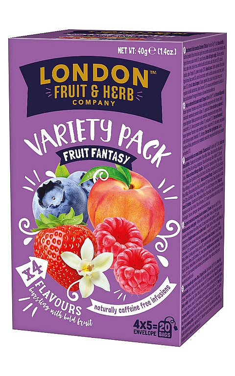 London Fruit & Herb Variety Pack Fruit Fantasy Tea 20 bags