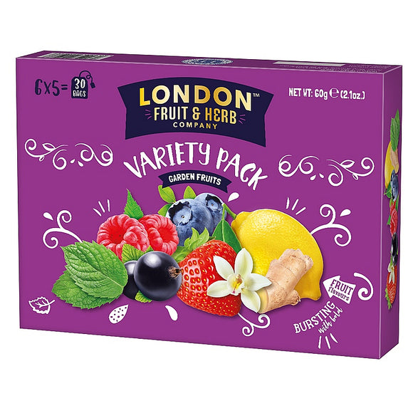 London Fruit & Herb Garden Fruits Variety Pack Tea 30 bags