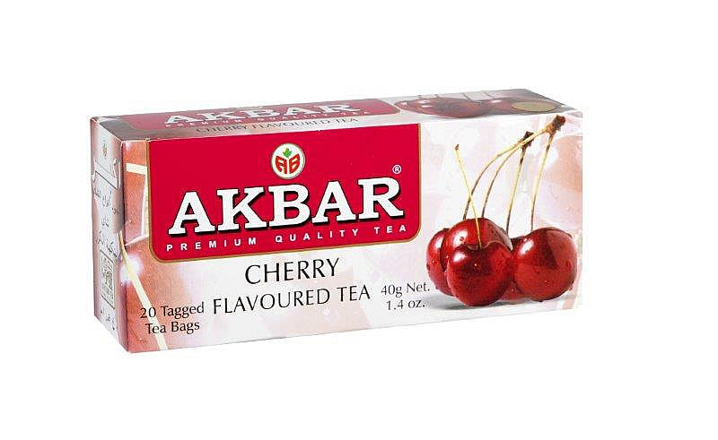 AKBAR Cherry Black Tea 20 teabags