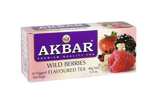 AKBAR Wild Berries Black Tea 20 teabags