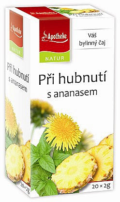 Apotheke Natur weight loss Tea with pineapple 20 teabags
