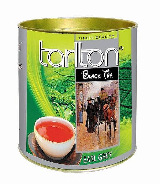 TARLTON Finest Black Tea Black Earl Grey jar 100g