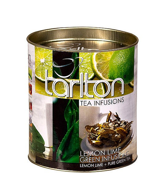 TARLTON Green Tea Infusions Lemon & Lime jar 100g