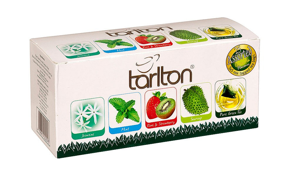 TARLTON Green Tea Assorted 25 teabags 5x5x2g