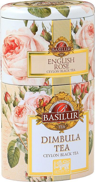 BASILUR 2in1 Rose & Dimbula tin 30g & 70g