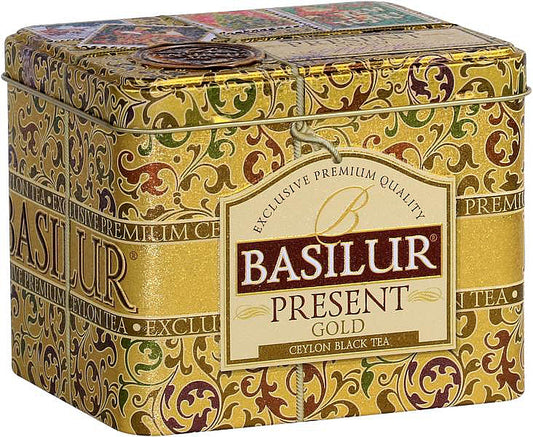 BASILUR Present Gold tin 100g