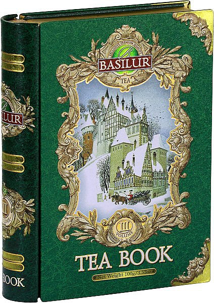 BASILUR Tea Book Volume 3 Green tin 100g