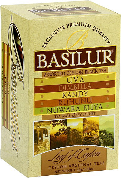 BASILUR Leaf of Ceylon Assorted 5x4x2g