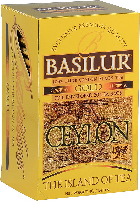 BASILUR Leaf of Ceylon Gold 20x2g