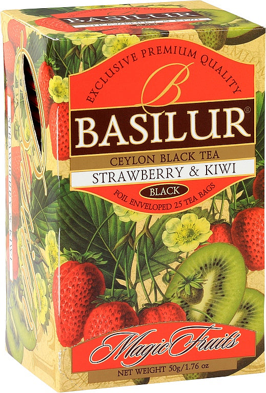 BASILUR Magic Strawberry & Kiwi 25x2g