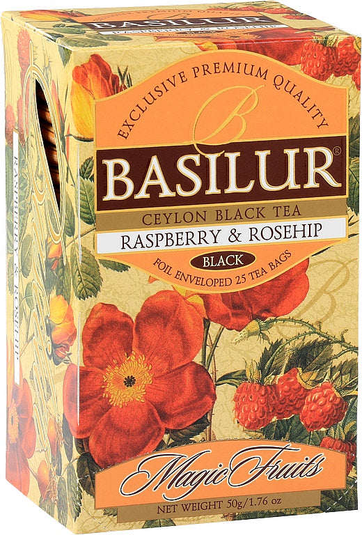 BASILUR Magic Raspberry & Rosehip 25x2g