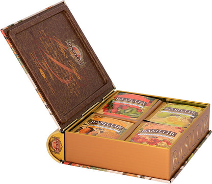 BASILUR Magic Fruit Book Assorted Tin 32x1.5g