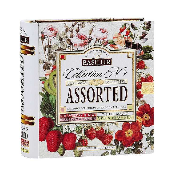 BASILUR Collection No.1 Book Assorted Tin 32x1.5g