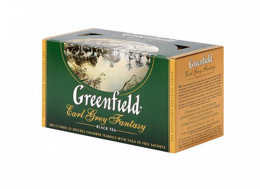 Greenfield Black Tea Earl Grey Fantasy 25x2g