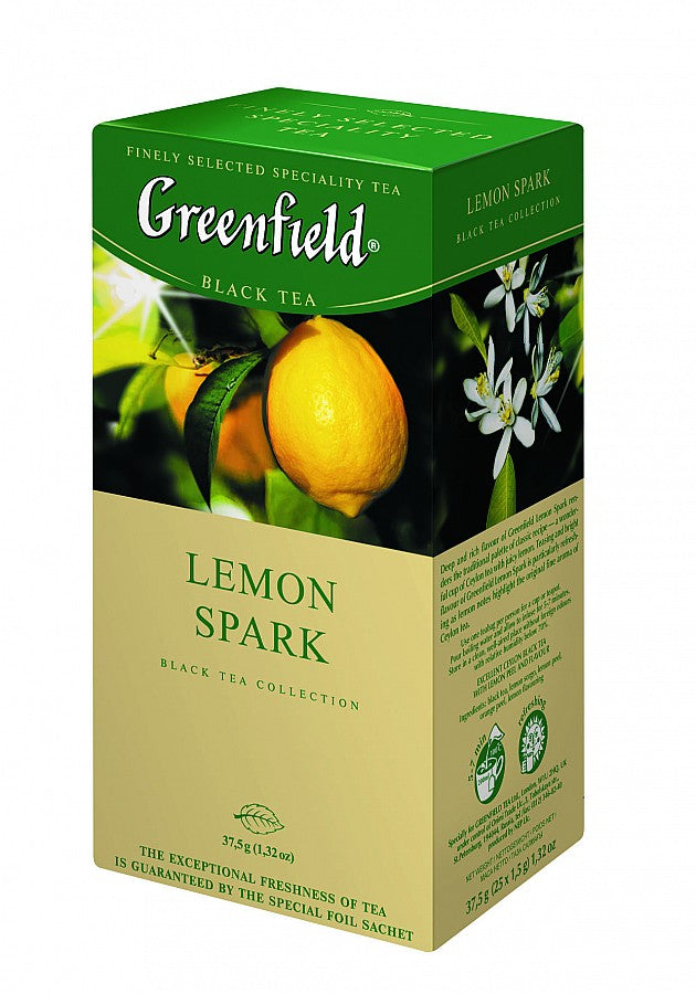 Greenfield Black Tea Lemon Spark 25x1,5g