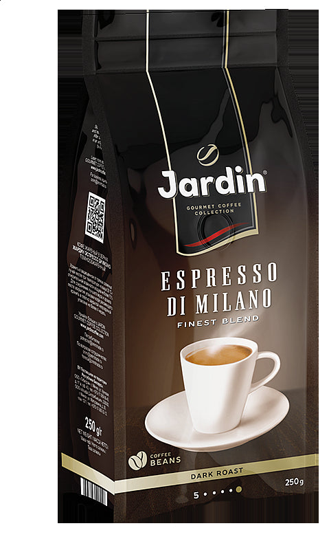 JARDIN Arabica Espresso Di Milano roasted coffee beans 250g