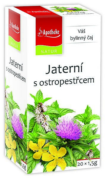 Apotheke Natur For the Liver with Milk Thistle Herbal Tea 20 teabags