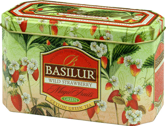 BASILUR Magic Fruits Wild Strawberry tin 20x2g