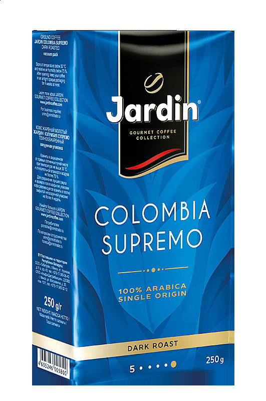 JARDIN Arabica Colombia Supremo roasted ground coffee 250g