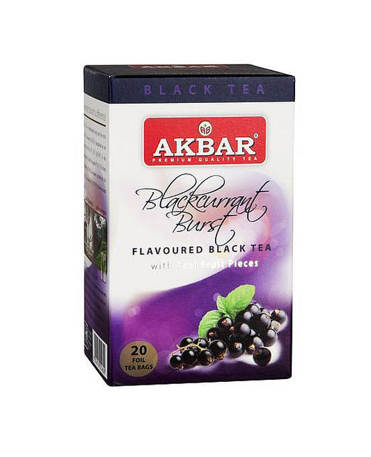 AKBAR Black Currant Burst Tea 20 teabags