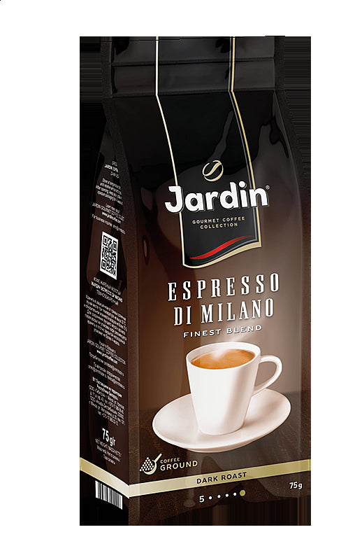 JARDIN Arabica Espresso di Milano roasted ground coffee 75g