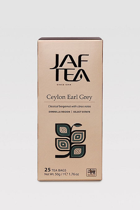 JAFTEA Black Tea Ceylon Earl Gray 25x2g