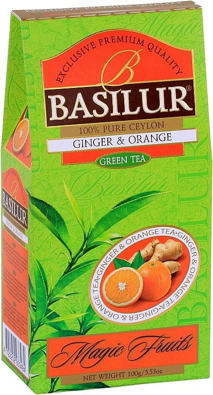 BASILUR Magic Green Ginger & Orange 100g
