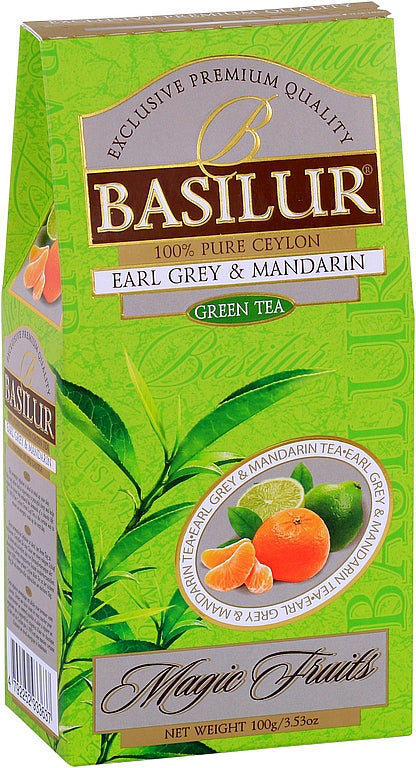 BASILUR Magic Green Earl Gray & Mandarin 100g