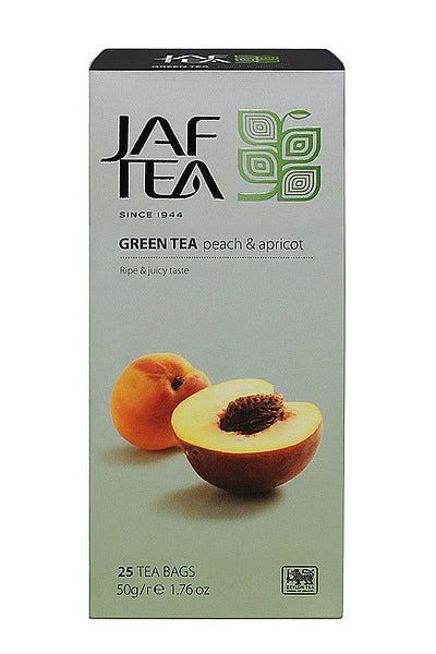 JAFTEA Green Tea Peach & Apricot 25x2g