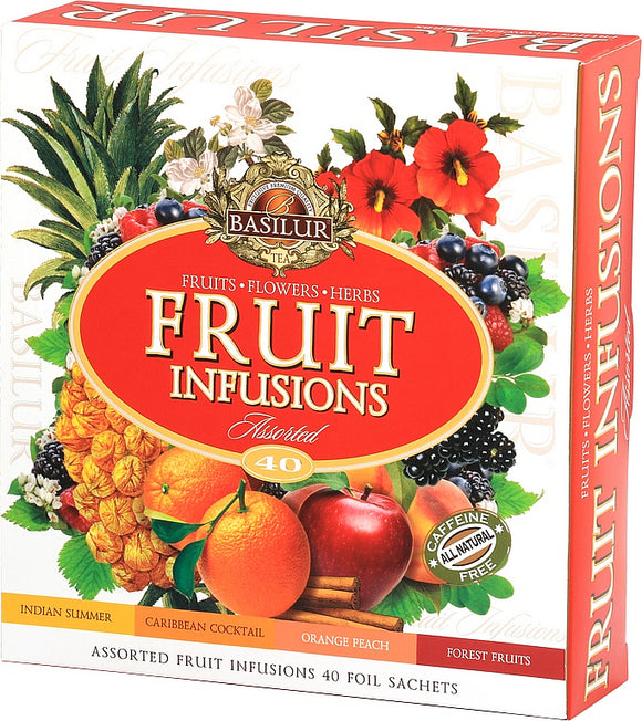 BASILUR Fruit Infusions Assorted 40 teabags
