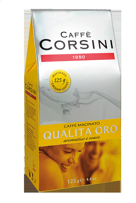 CORSINI Qualita Oro roasted ground coffee 125g