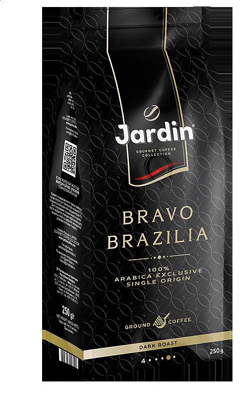 JARDIN Arabica Bravo Brazilia roasted ground coffee 250g