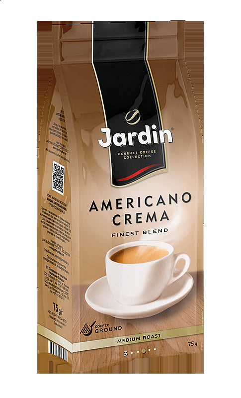 JARDIN Americano Crema roasted ground coffee 75g