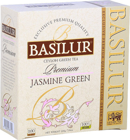 BASILUR Premium Ceylon Jasmine Green 100x2g