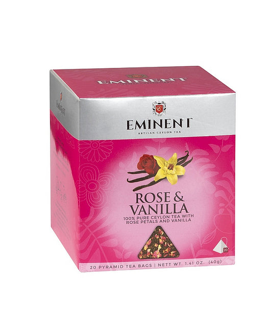 EMINENT Rose & Vanilla pyramid teabags 20x2g