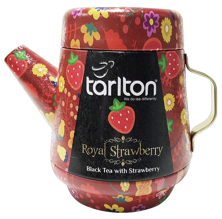 TARLTON Tea Pot Royal Strawberry Black Tea 100g