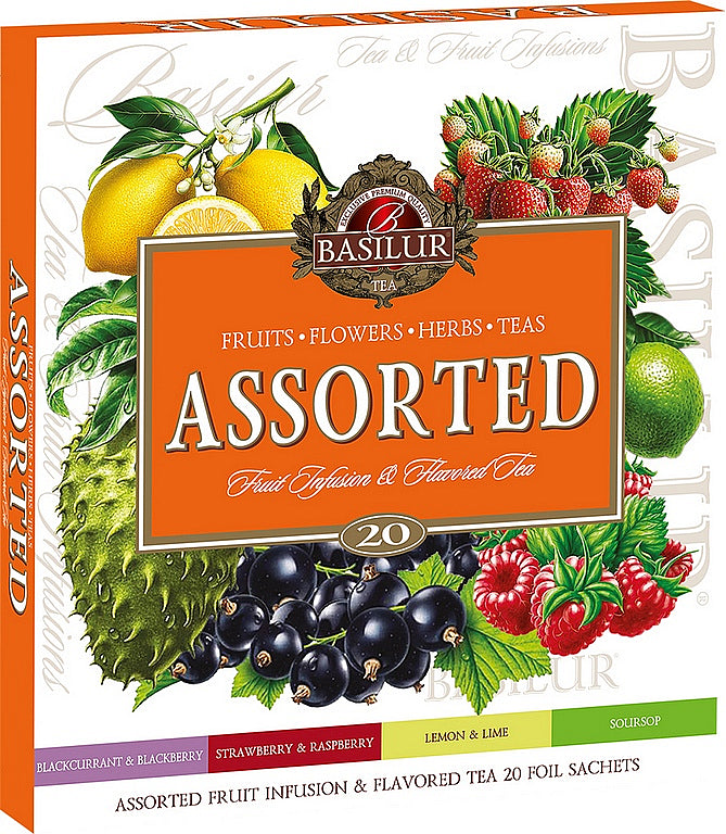 BASILUR Assorted Fruit & Flavored Tea 20 teabags